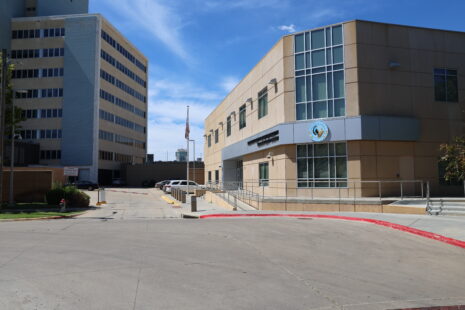 Sedgwick County jail in Wichita, Kansas next to Baxter Bail Bonds